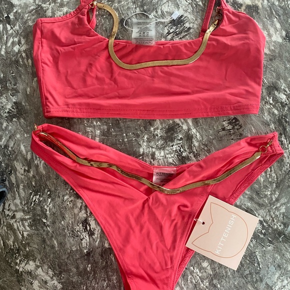 Kittenish brand by Jesse James decker, two piece swimsuit - Picture 2 of 3